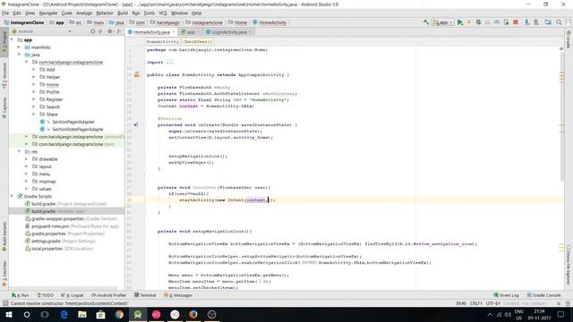Android Studio Firebase Instagram Clone App 21# Check Valid user from Home Activity смотреть онлайн