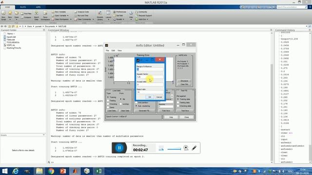 ANFIS modelling using Matlab смотреть онлайн