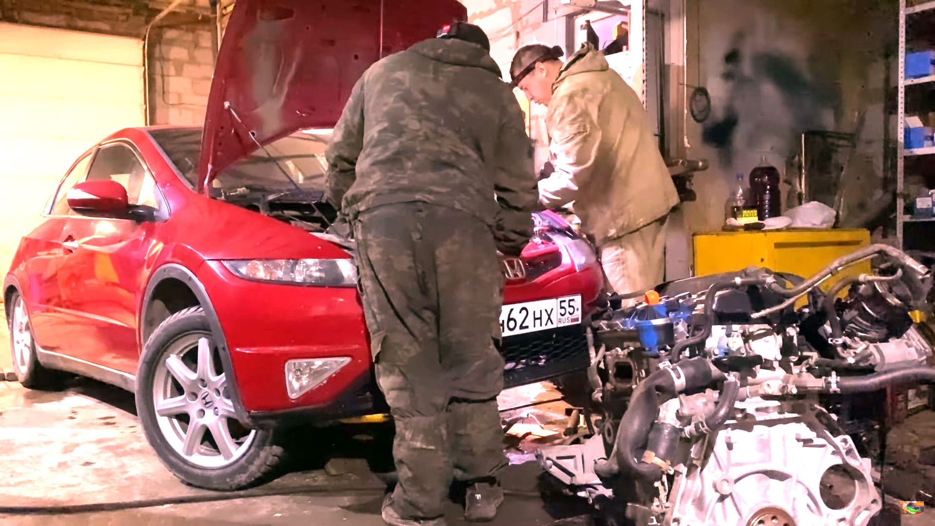 Стрим Установка нового мотора на Хонду.mp4 смотреть онлайн