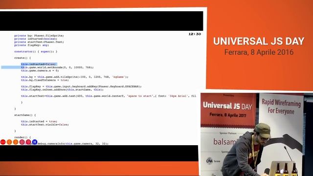Universal JS Day 2017 - sviluppare videogame in JavaScript - Francesco Raimondo смотреть онлайн