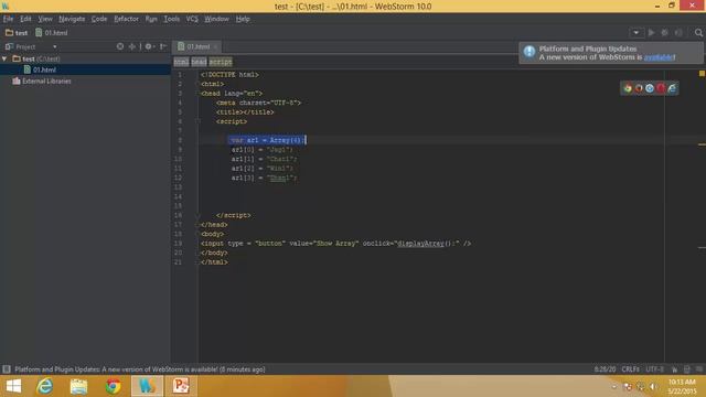 Advanced JavaScript - Module 01 - Part 01 - Introduction to Arrays смотреть онлайн