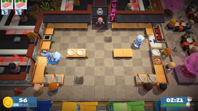 Overcooked! 2 - Gameplay - First 3 Levels смотреть онлайн