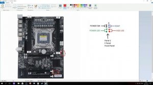 Схема подключения передней панели на китайских no name матерях lga 2011