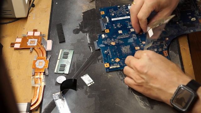Restori.ru Asus R.O.G. GL752VW Не включается после грозы. Ремонтируем. смотреть онлайн