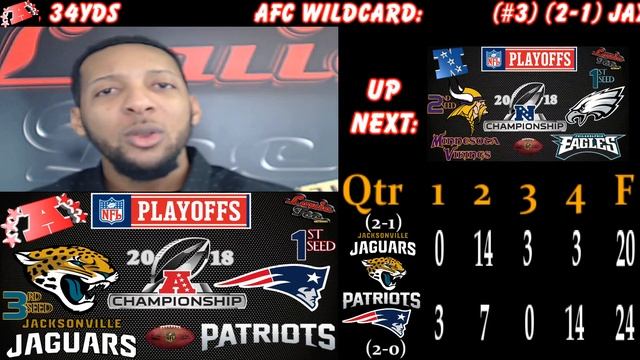 2018 NFL Playoffs | AFC Championship Game | Jaguars vs. Patriots | Breakdown & React LIVE! ??? смотреть онлайн