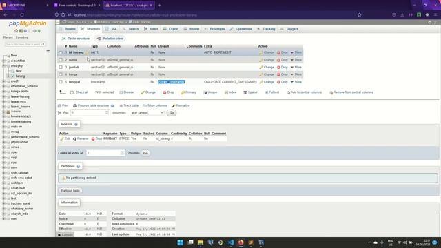 Full CRUD PHP MySQL Bootstrap | 7. Menambahkan Data Barang (Create) Ke MySQL смотреть онлайн