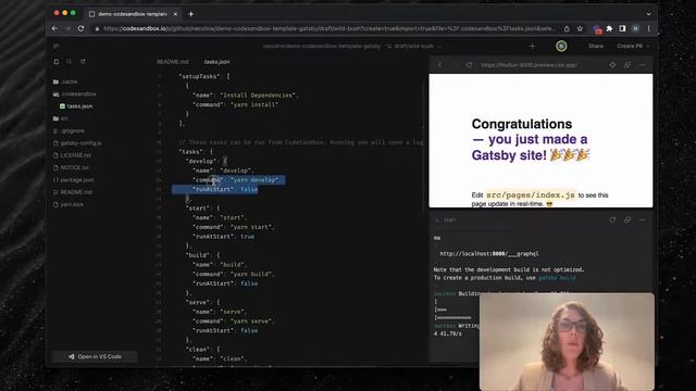 Improve pull requests with CodeSandbox GitHub app. смотреть онлайн