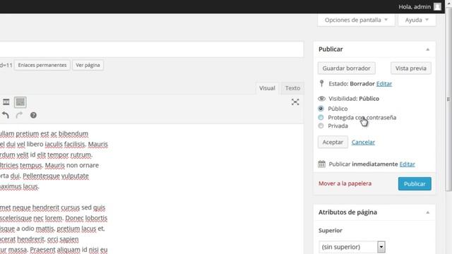 Curso de Wordpress 4.- Medios y Paginas смотреть онлайн