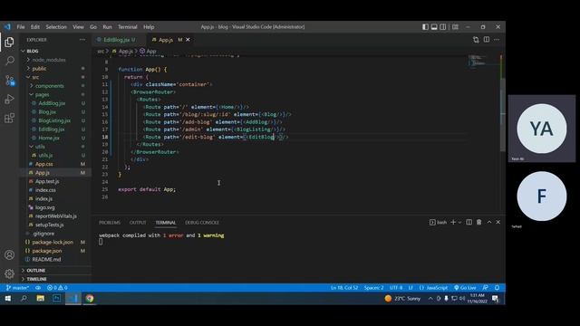 Simple CRUD Operations Using REST API (Blog App in React JS) Part-3 смотреть онлайн