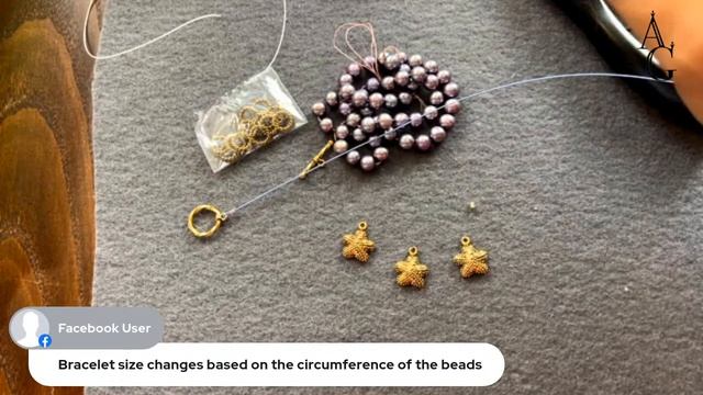 How to make a seaside-themed bracelet with pearls! смотреть онлайн