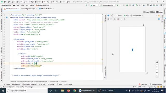 Android Swipe Refresh Layout Example смотреть онлайн