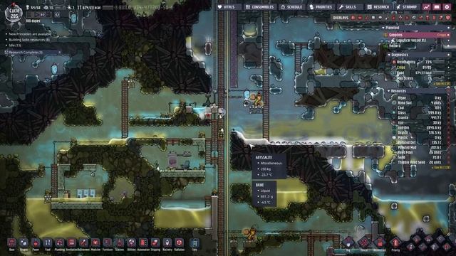 Oxygen Not Included #21 - Water changes and Oil wells - Accept Every Dupe Challenge смотреть онлайн