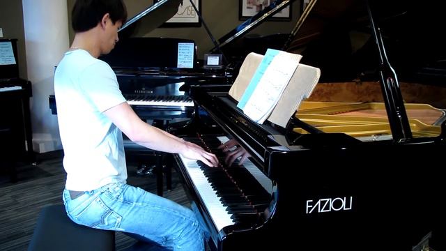 Daniel Chow playing on Fazioli F156 (5'2") Grand Piano смотреть онлайн