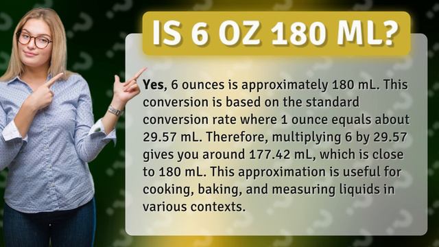 Is 6 oz 180 mL? смотреть онлайн