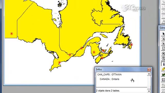 Utilisation de l'outil Informations de MapInfo Professional смотреть онлайн