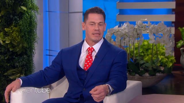 John Cena Talks His Wife, Christmas, WWE, and Answers Random Questions on The Ellen Show (1/11/22) смотреть онлайн