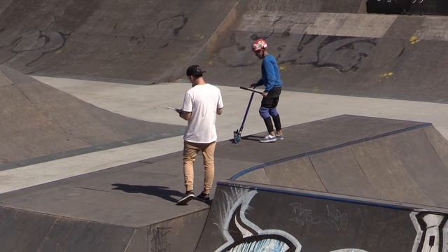 Даниил Побережский - Oxelo Freestyle Scooter Contest в Алтуфьево смотреть онлайн