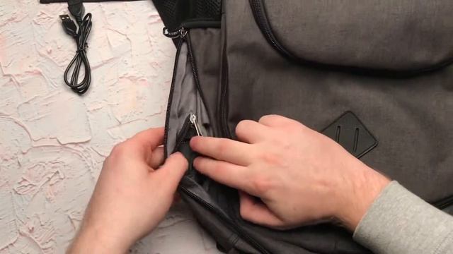 Мужской рюкзак с USB с AliExpress от магазина Apolna Store // Распаковка посылок с Алиэкспресс смотреть онлайн