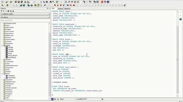 Скрипты SQL/DDL - создание базы данных Скачки смотреть онлайн