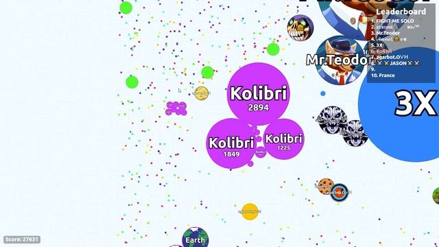 Enjoy Playing Agario! Epic Solo & Teaming Agar.io Gameplay смотреть онлайн