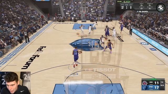 GALAXY OPAL MARC GASOL GAMEPLAY! A BUDGET DAVID ROBINSON IN NBA 2K23 MyTEAM! смотреть онлайн