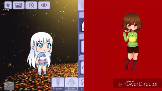 Как вижу персонажей из Undertale Я в Gacha Life смотреть онлайн