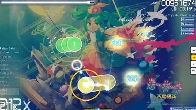 [Osu!] ClariS - border - tv mix-[tsukumogami] смотреть онлайн
