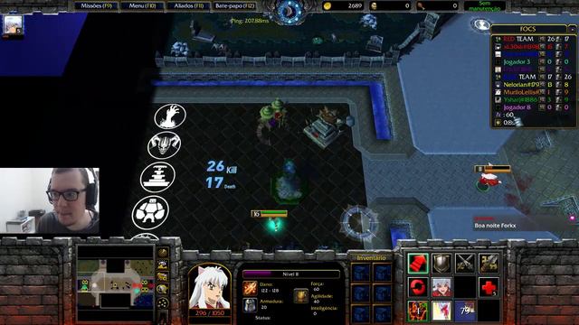 WARCRAFT 3 REFORGED: INUYASHA ROUBADO! Fight of Characters (FOCS) WC3 custom gameplay em português смотреть онлайн