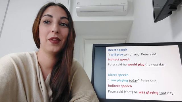 Indirect Speech | Reported Speech | Synonyms for the word "said" смотреть онлайн