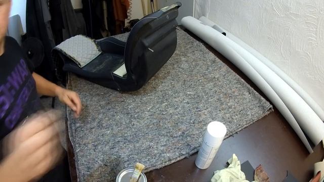 Car Seats Upholstery Opel Speedster.  Replacement Of A Cover.