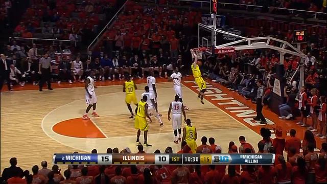 Nik Stauskas Dunks on Illinois смотреть онлайн
