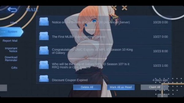 Script Background Mobile Legends Anime || Go-Toubun x Nakano Nino