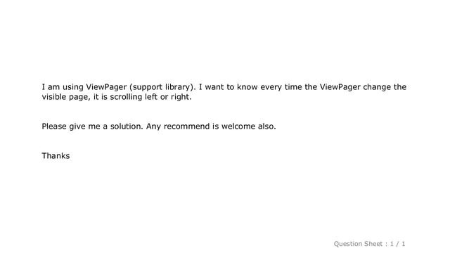 Android : How to know viewpager is scroll left or right? смотреть онлайн
