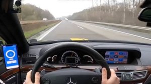 Mercedes Benz W221 максимальная скорость