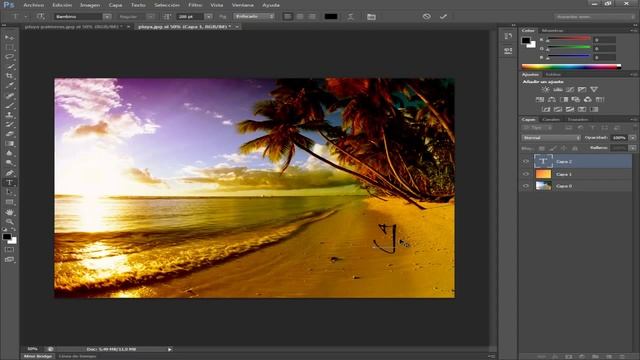 Tutorial Photoshop CS6 // Efecto Atardecer смотреть онлайн