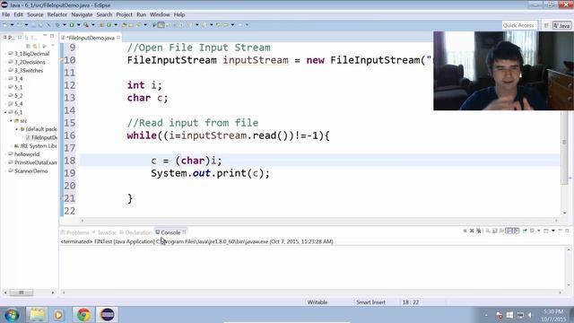 FileInputStreams in Java (6.1) смотреть онлайн
