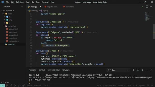 15 - Flask - Formularios смотреть онлайн