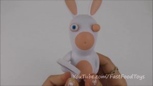2018 BURGER KING RABBIDS INVASION KIDS MEAL TOYS FULL SET 6 UBISOFT RAYMAN RAVING RABID RABBITS 201