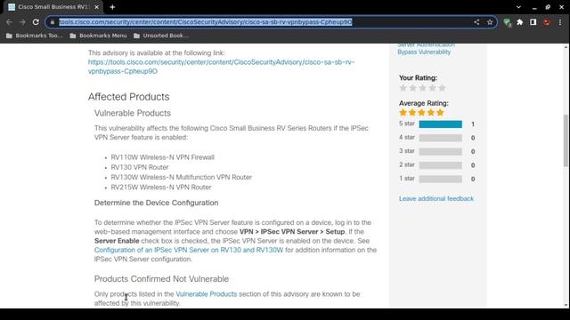 Cisco Router Zero Day Vulnerability CVE-2022-20923 смотреть онлайн