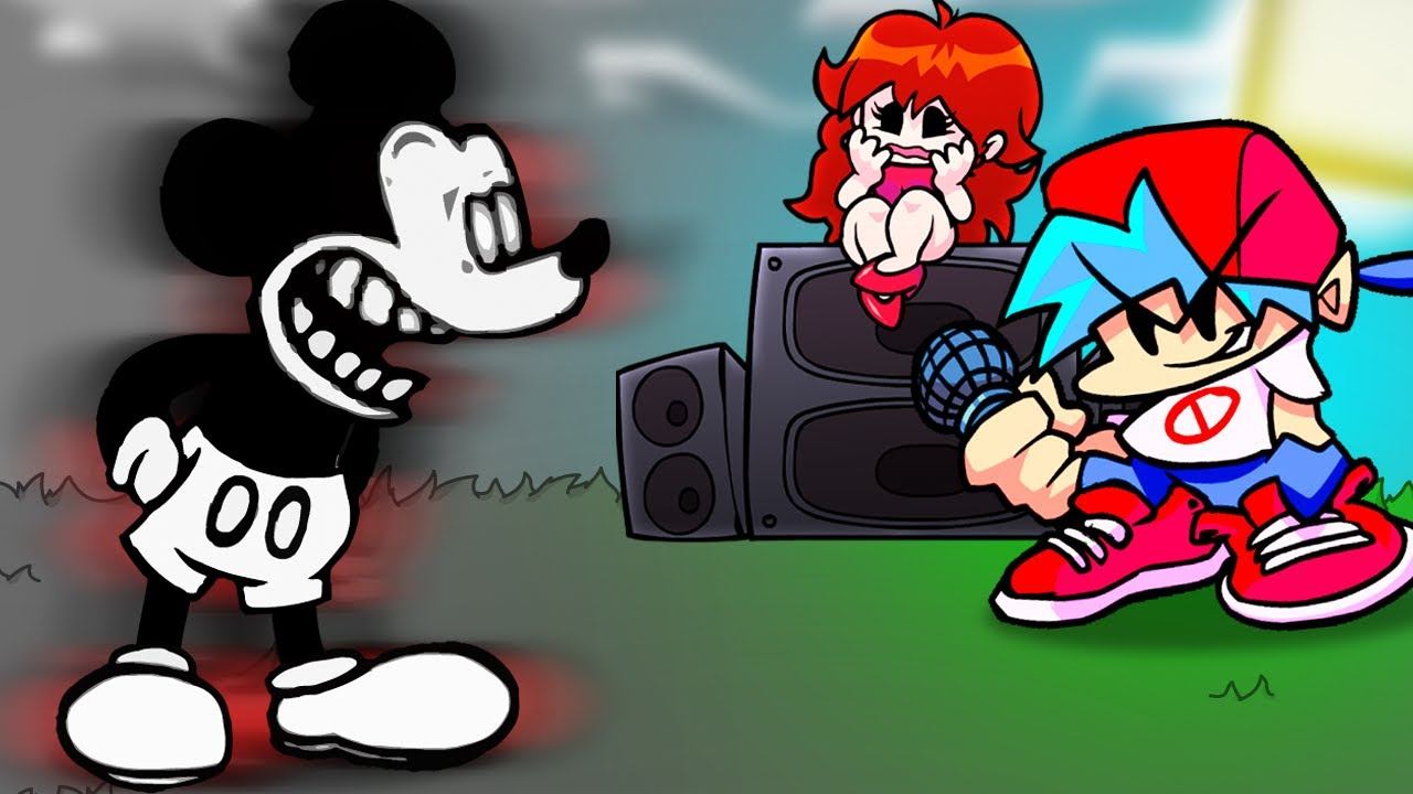 ЖУТКИЙ Микки Маус.exe МОД vs Friday Night Funkin' vs Sunday Night Suicide HARD Full Week смотреть онлайн