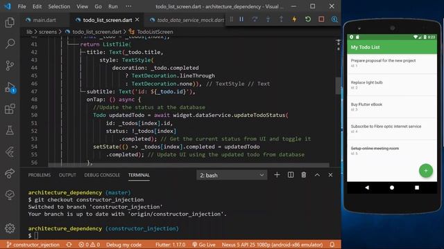 Constructor Dependency Injection смотреть онлайн