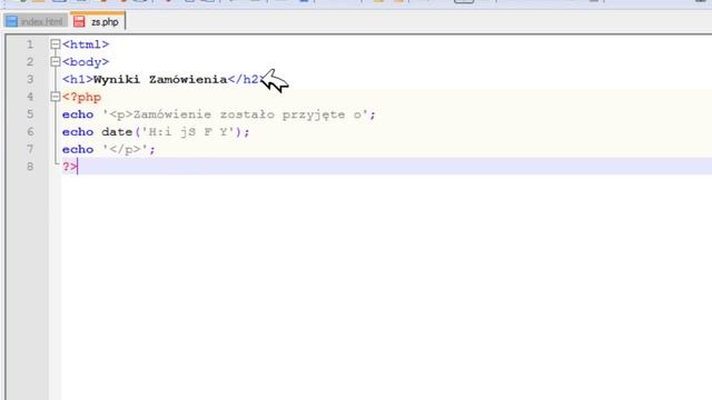 PHP - podstawa # 1 (Formularz + przetwarzanie jego) смотреть онлайн