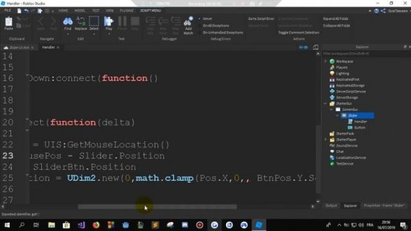 How to make a UI Slider in ROBLOX STUDIO