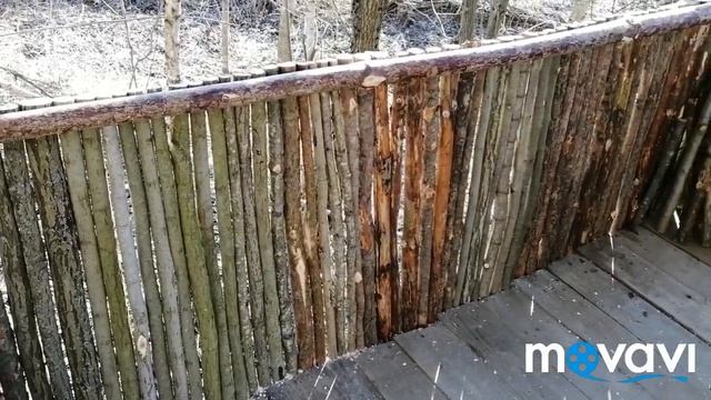 Весна! Продолжение стройки. Беседка. (12)