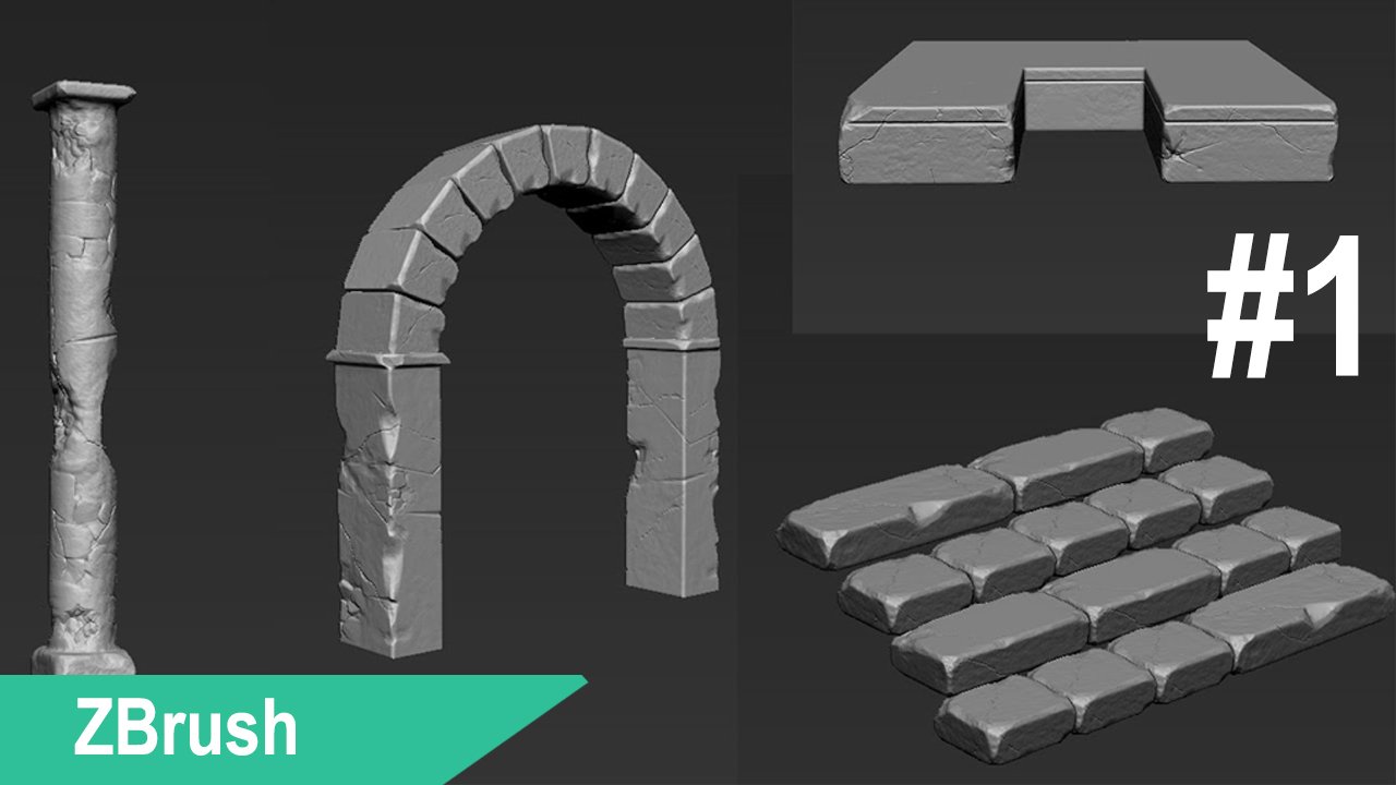 3DS Max/ZBrush - Высокополигональный скульптинг #1 смотреть онлайн