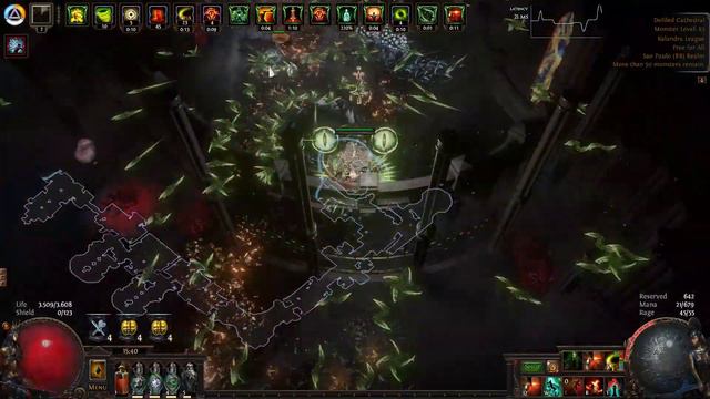 3.19 Kalandra Omni Trinity Venom Gyre Deadeye 4M DPS 40% Delirium Defiled Cathedral (NO MB/HH) смотреть онлайн