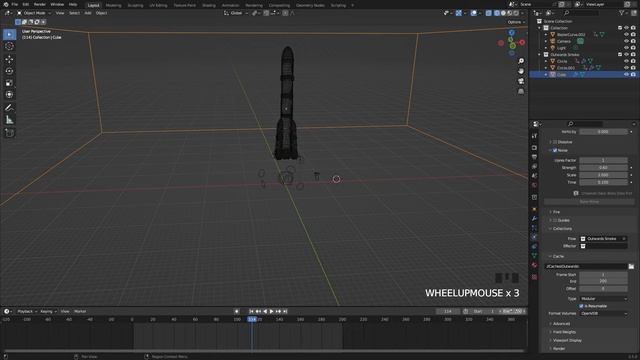 Blender Tutorial - Creating a Rocket Launch Simulation. смотреть онлайн