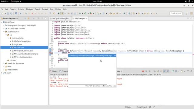 TUTO JAVA EE - Les filtres de servlets смотреть онлайн