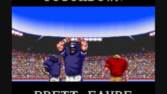 Brett Favre's Game Winning TD pass to Greg Lewis, According to Tecmo Super Bowl смотреть онлайн