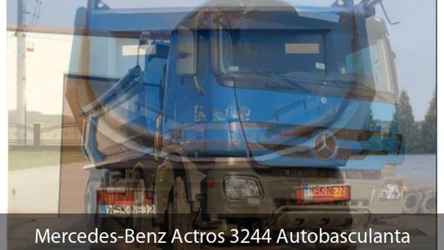 Mercedes-Benz Actros 3244 Autobasculanta смотреть онлайн